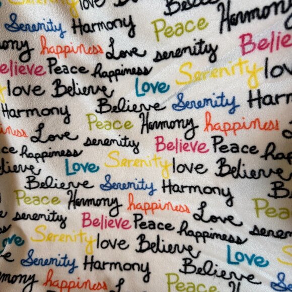 Set of 2 Inspirational Super Soft Throw Blankets 5 foot x 4 foot - Picture 7 of 11